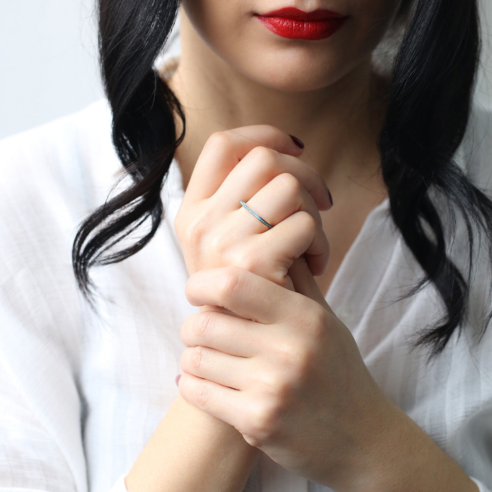 Square Nano Turquoise Ring