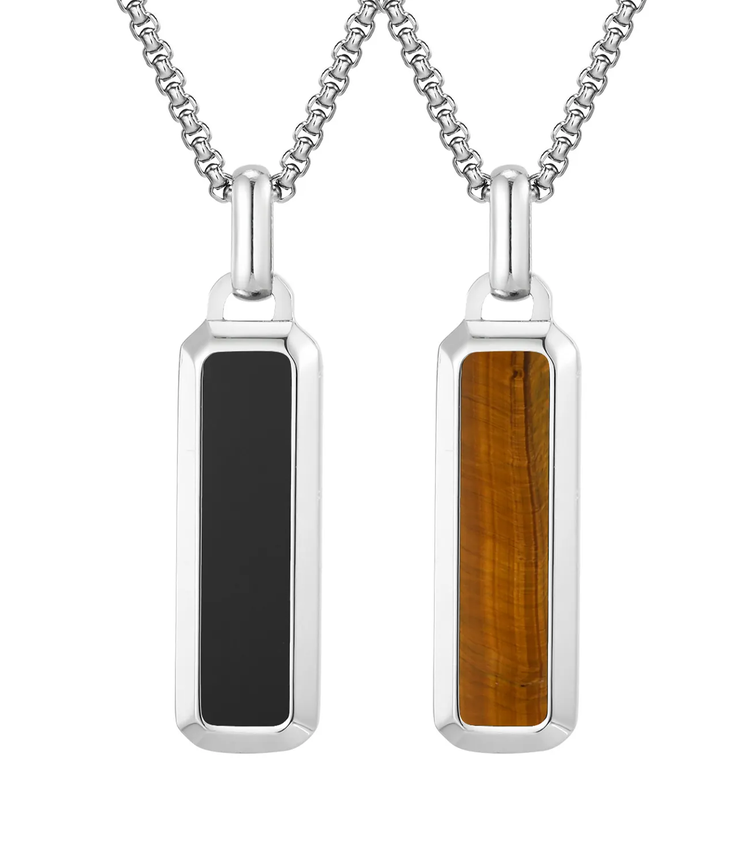 Tiger's Eye Dog Tag