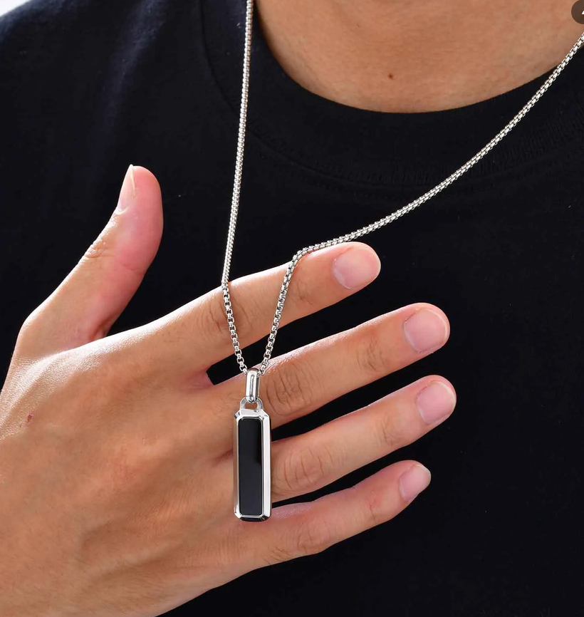 Tiger's Eye Dog Tag