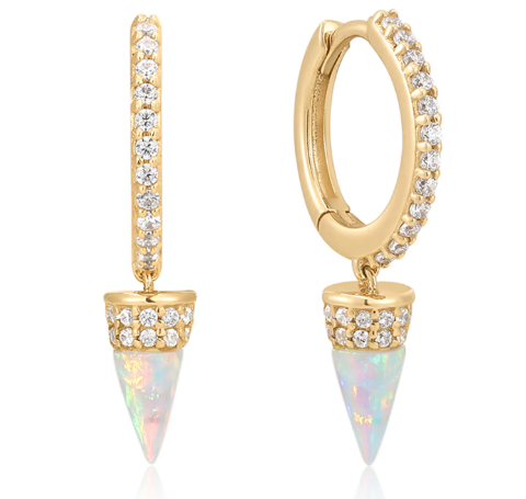 Diamond Spike Earrings