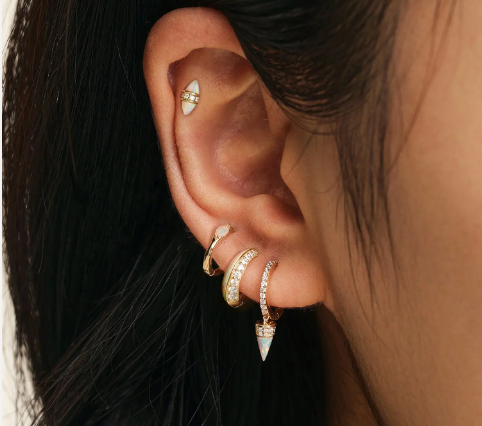 Diamond Spike Earrings