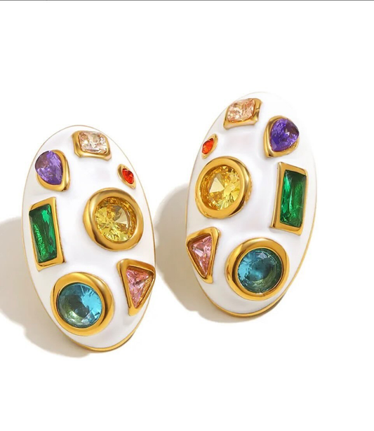 Aqua Earrings